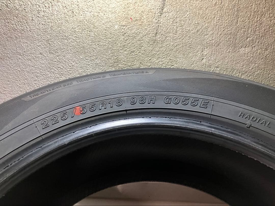 デリカD5 シャモニー 新車外し４本 ジオランダーSUV 225/55R18