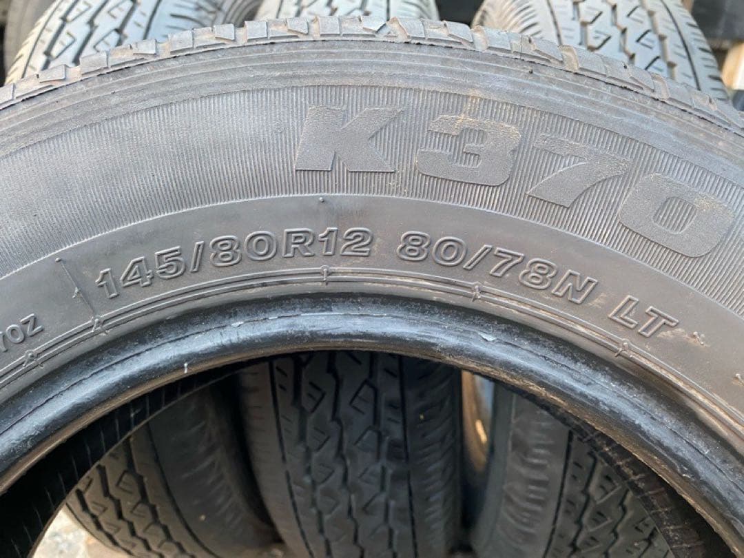 送料込145/80R12 4本　ブリヂストン