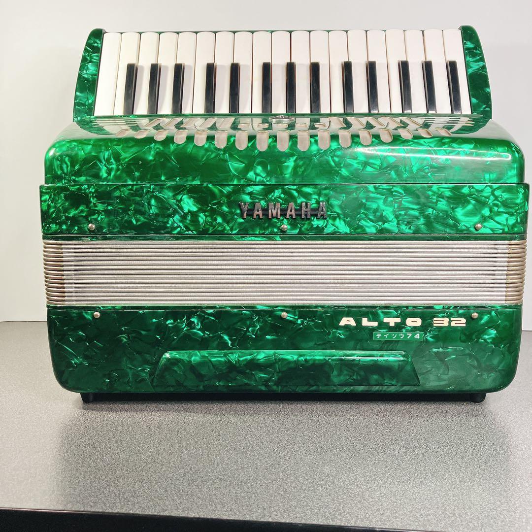 YAMAHA アコーディオン ALTO32 グリーン　ヤマハ