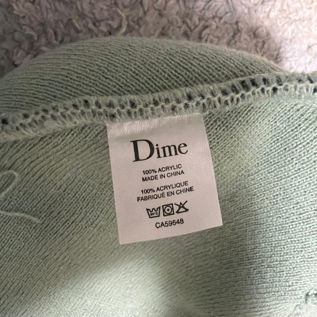 Dime ニット帽 グレー/ブラック