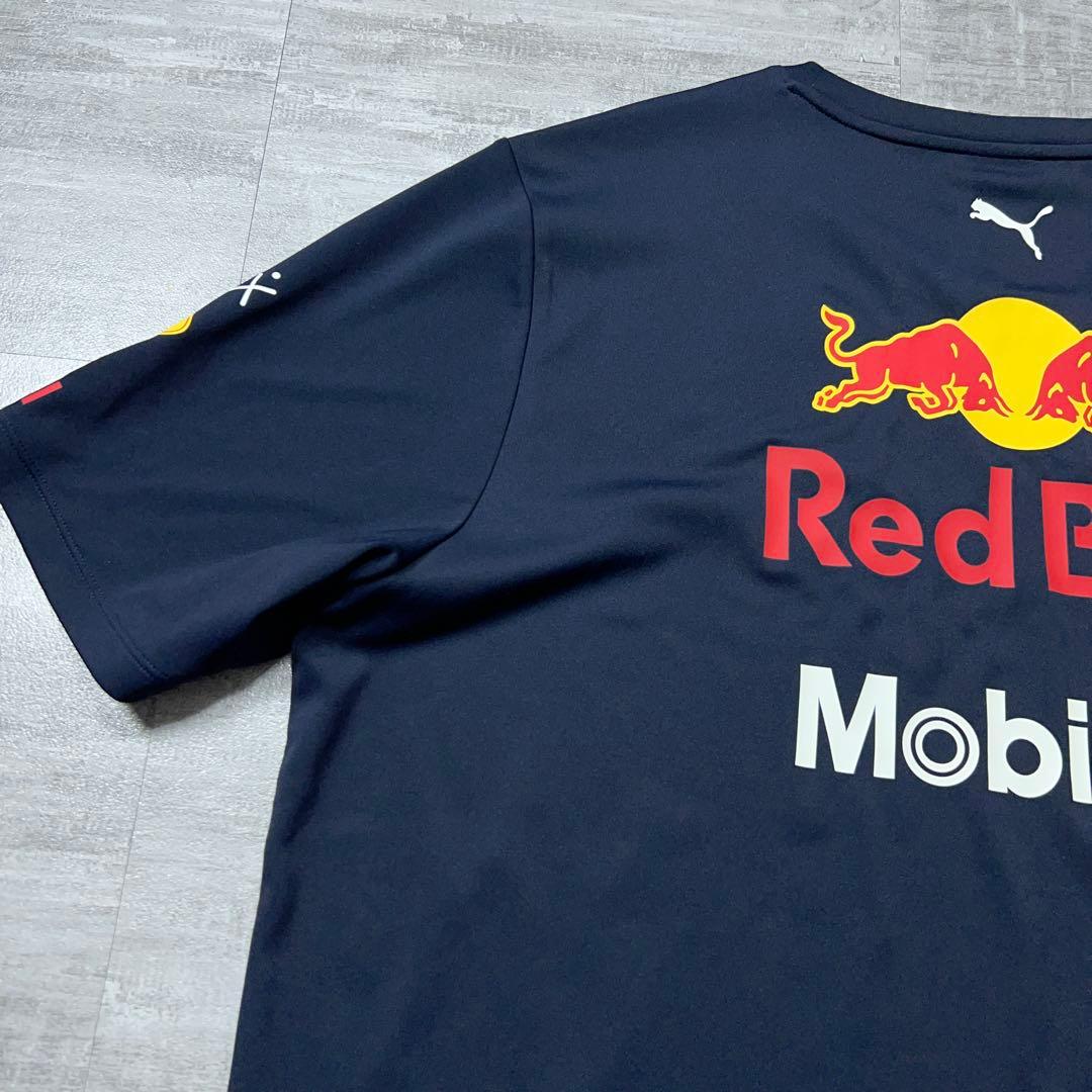 美品 PUMA レッドブルレーシング チーム 2021 Tシャツ XL ネイビー