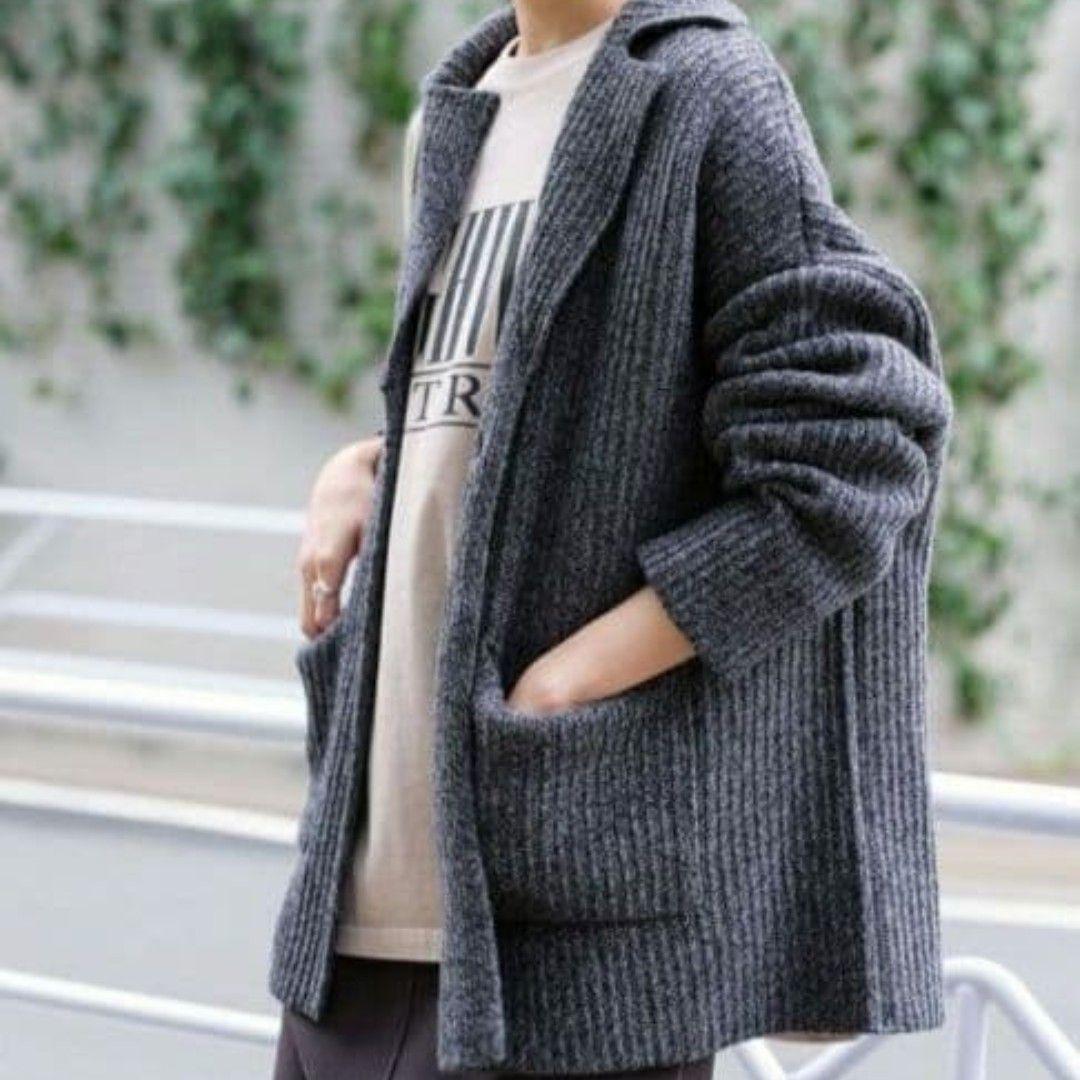 ※専用【Spick & Span】オーバーサイズニットジャケット
