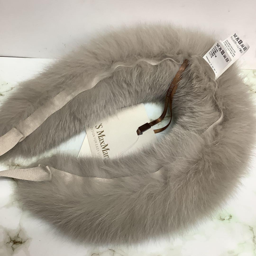 ⭐*ら様 新品　MaxMara マックスマーラ　FOXファー　ファー ストール