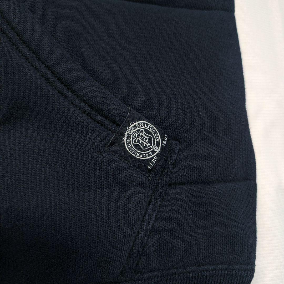 【RALPH LAUREN】ポニー刺繍・裏サーマル中綿ベストジャケット　ブラック