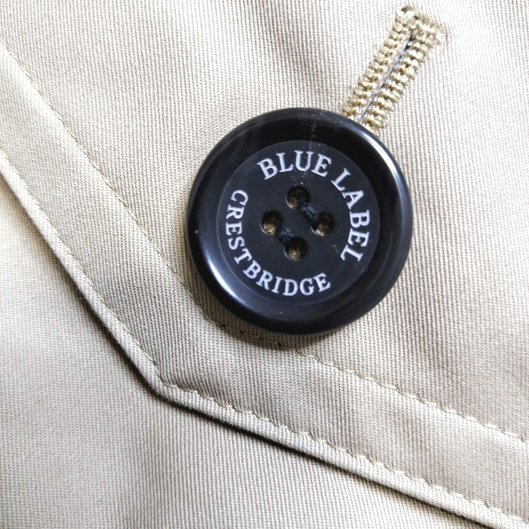 美品✨ブルーレーベルクレストブリッジ トレンチコート ライナー チェック 38