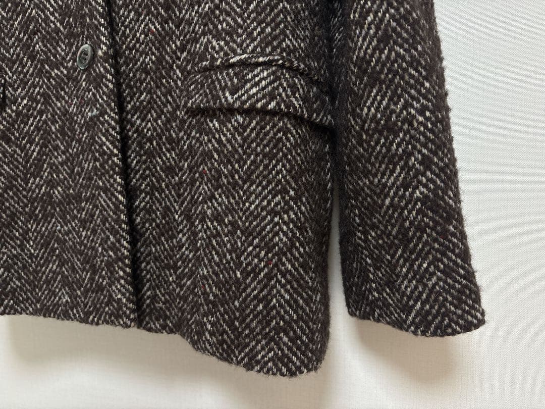 ロンハーマン購入 LUDLOW ラドロー ヘリンボーンジャケット ブラウン 美品