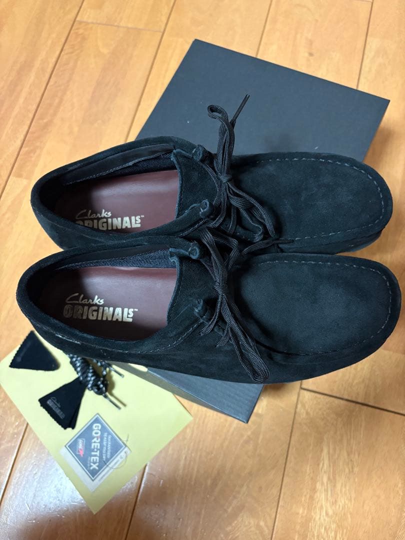 Clarks Originals ブラック モカシン GORE-TEX