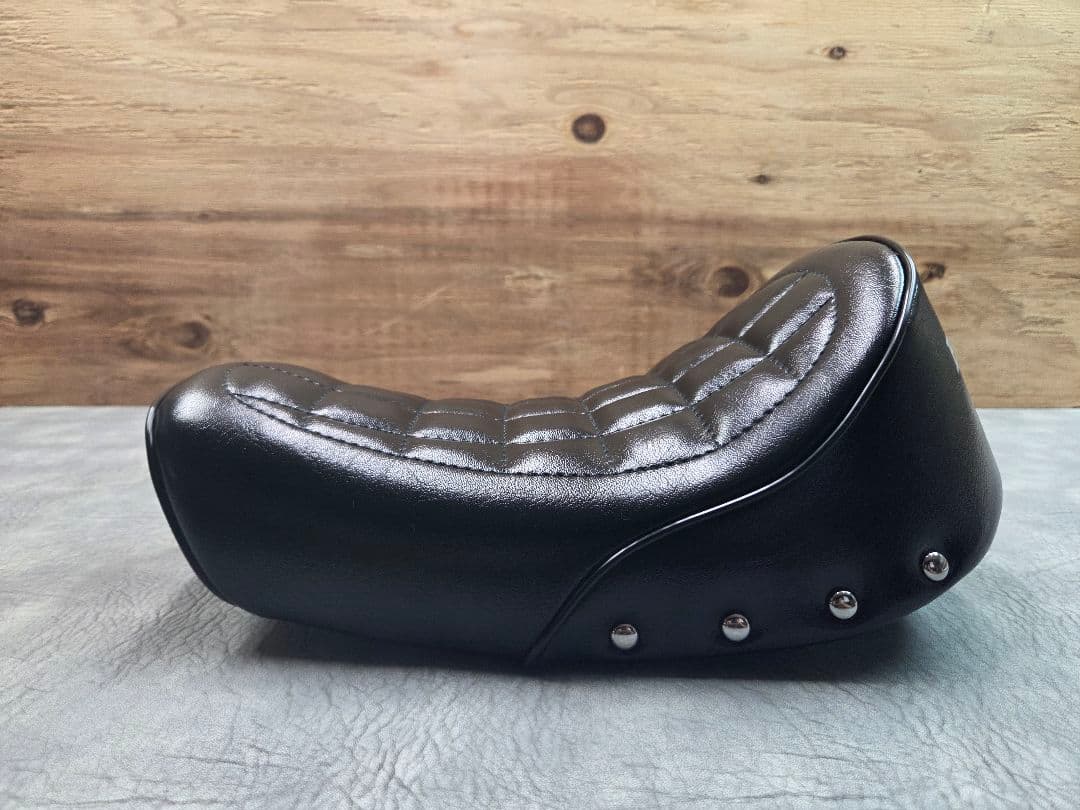 新品!　モンキー　猫背シート　Z50J/AB27　HONDA　艶あり黒レザー