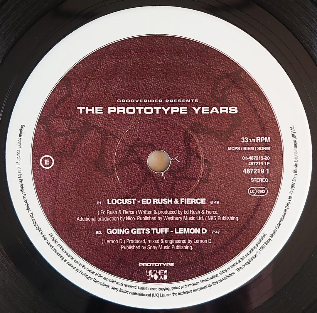オリジナル3LP/The Prototype Years/Grooverider