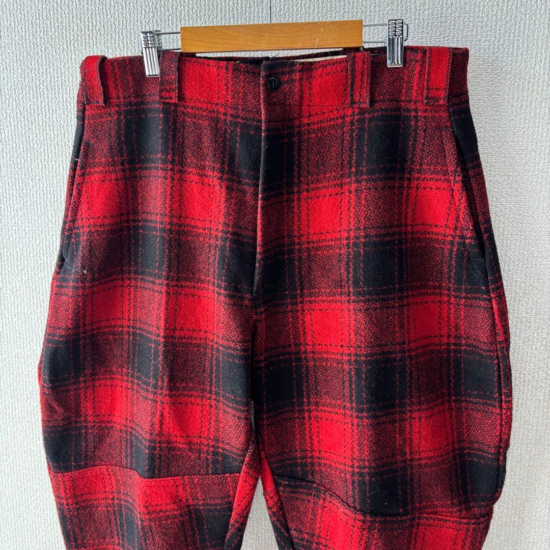 50s60 チェック ウール ハンティング パンツ ジョッパーズ ビンテージ