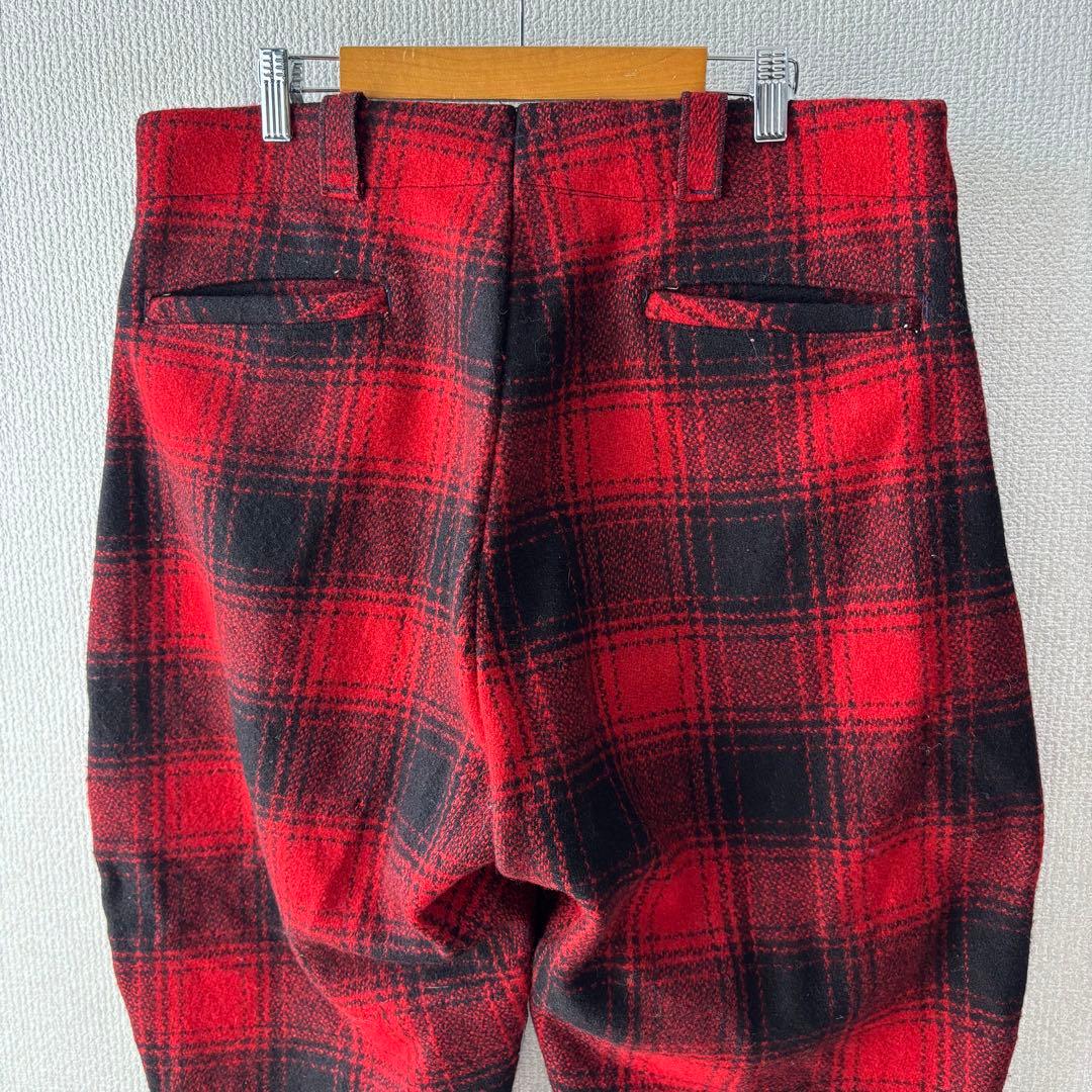 50s60 チェック ウール ハンティング パンツ ジョッパーズ ビンテージ