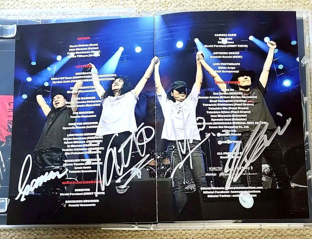 サイン入り ANTHEM Glory Days 1150【2枚組DVD+CD】