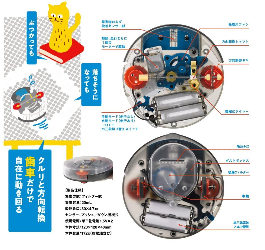 春休み値下げ！【新品・送料無料】 学研大人の科学3点　万華鏡　茶運び人形　掃除機