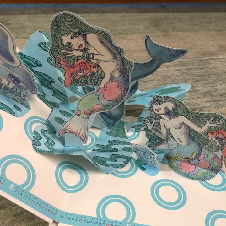 レア　非売品 宇野亜喜良ポップアップカレンダー