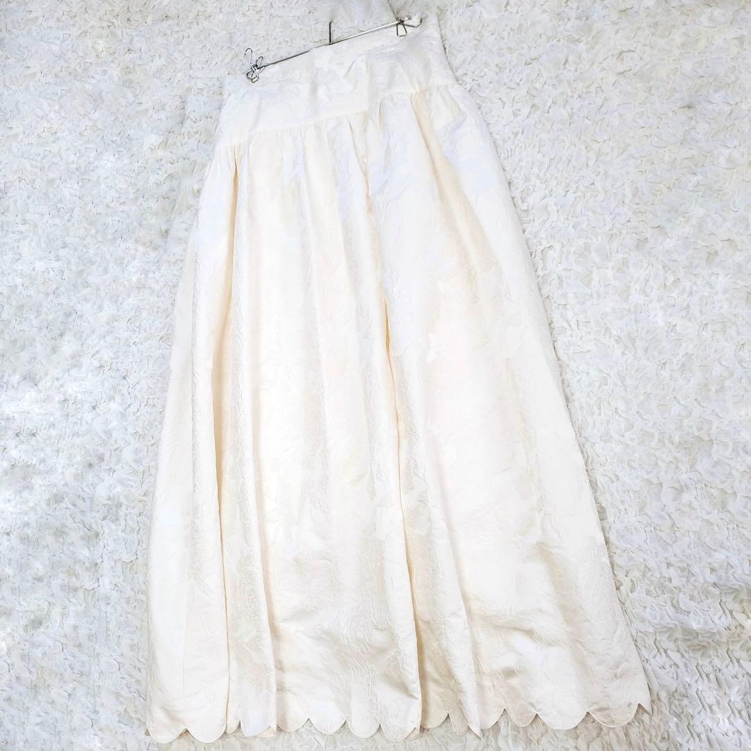 【美品】Bibiy. MELINDA SKIRT ホワイト F［B11］