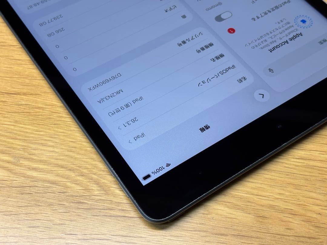 Apple Ipad 第9世代256GB Wi-Fi