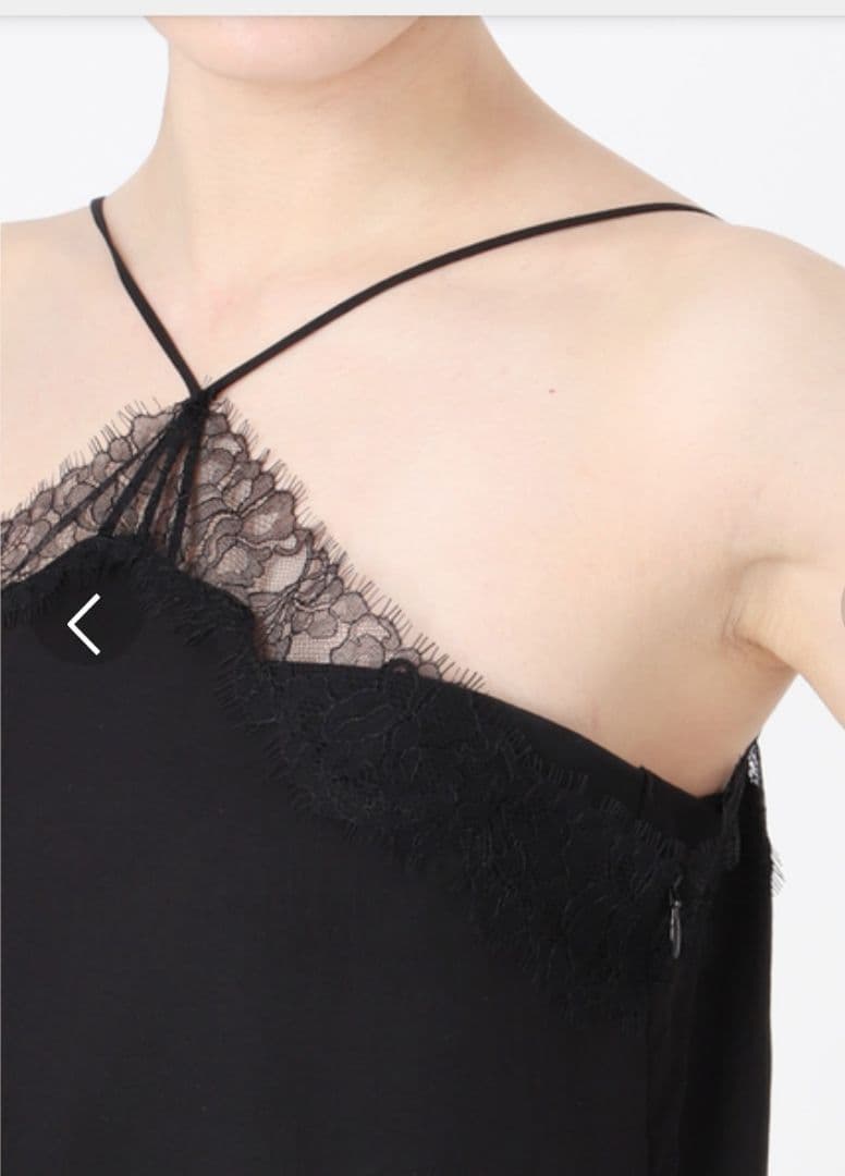 【新品】VERMEIL Par iena ブライトツイルレースキャミ