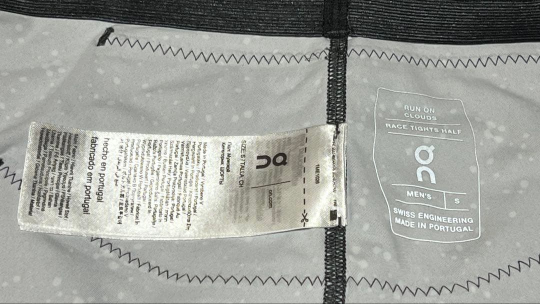 【最終値下げ】On レースタイツ ハーフ　Race Tights Half