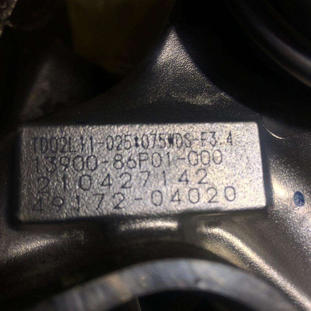 zc33s スイスポ　純正　ターボチャージャー