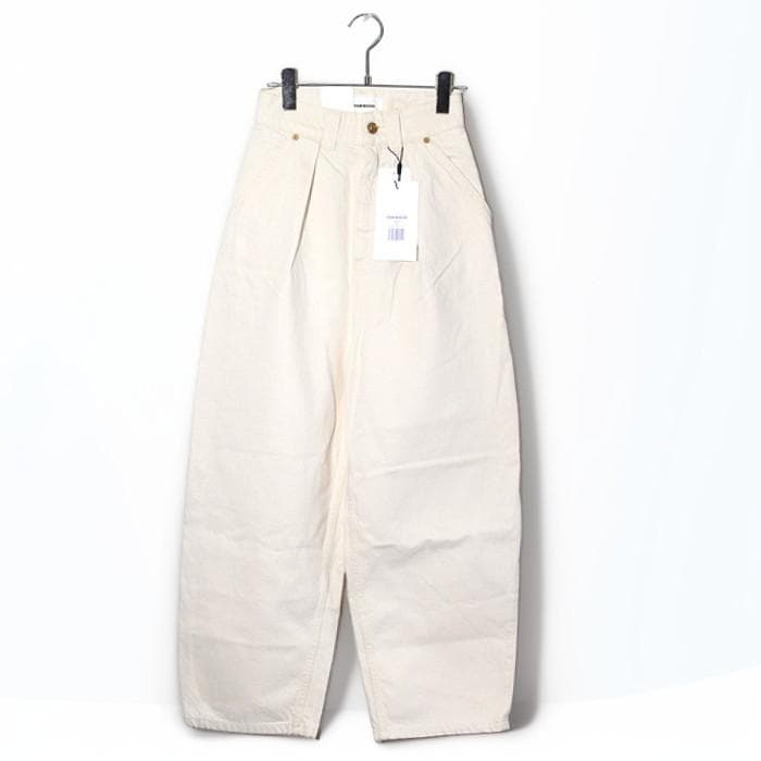 未使用品 TOMWOOD トムウッド VANESSA ホワイトデニムパンツ 24