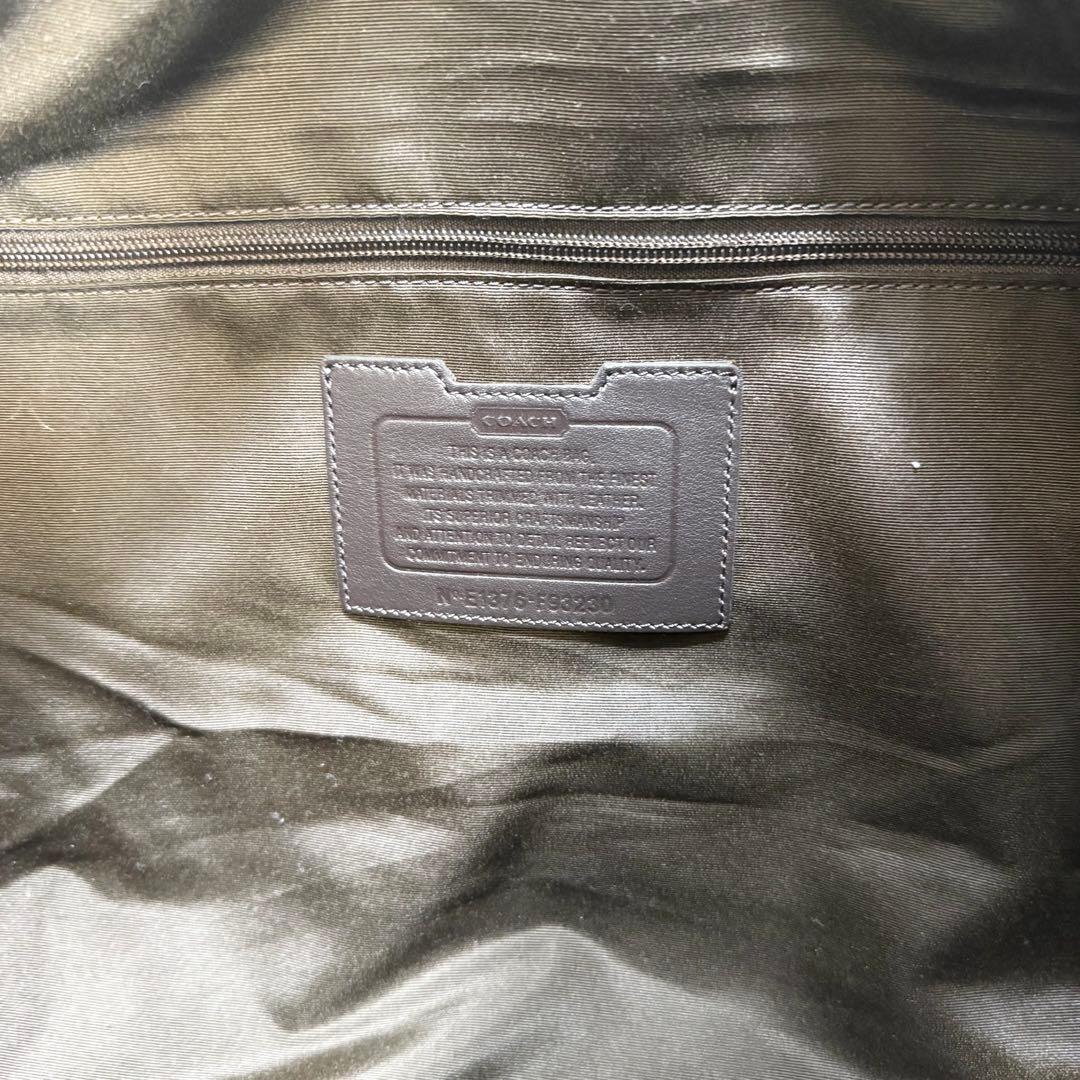 【美品・希少】COACH コーチ 大容量 ボストン ２WAY　カモフラ 迷彩