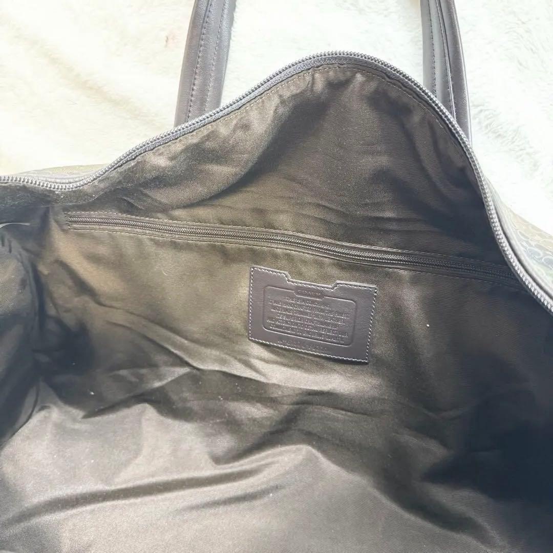 【美品・希少】COACH コーチ 大容量 ボストン ２WAY　カモフラ 迷彩