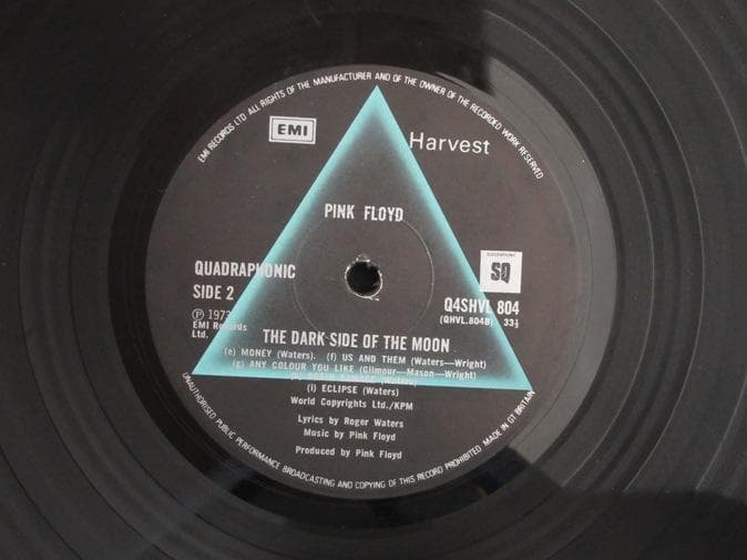 PINK FLOYD★Dark Side Of The Moon UK Harv