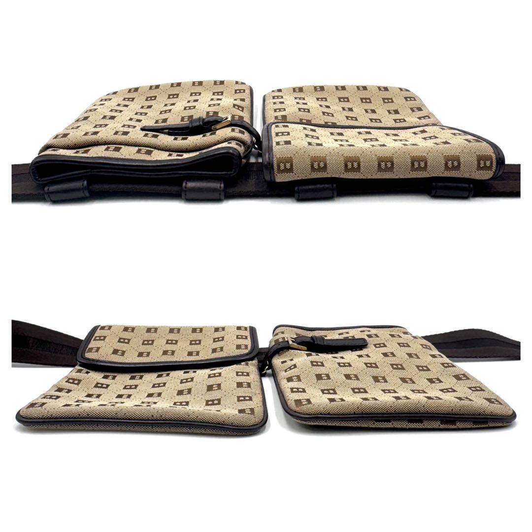 【極美品】BALLY バリー 2WAYバッグ ショルダー ウエスト ベージュ