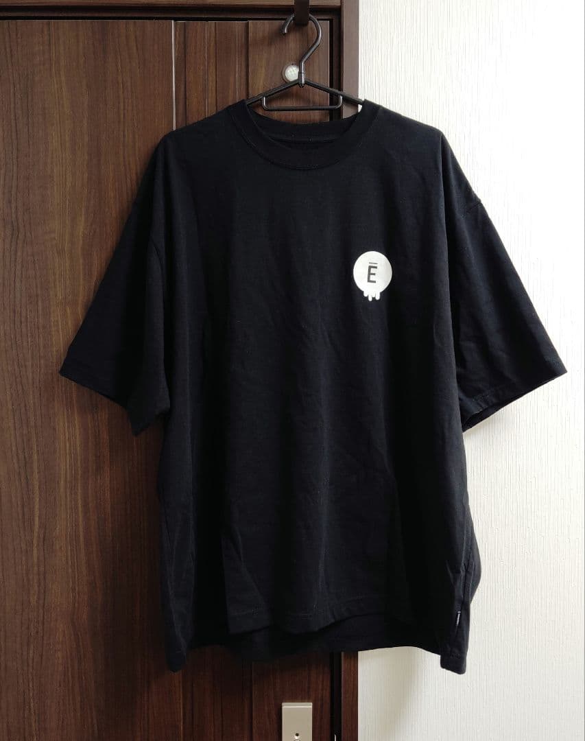 ENNOY Circle Ē Drip T-Shirt　XL　黒