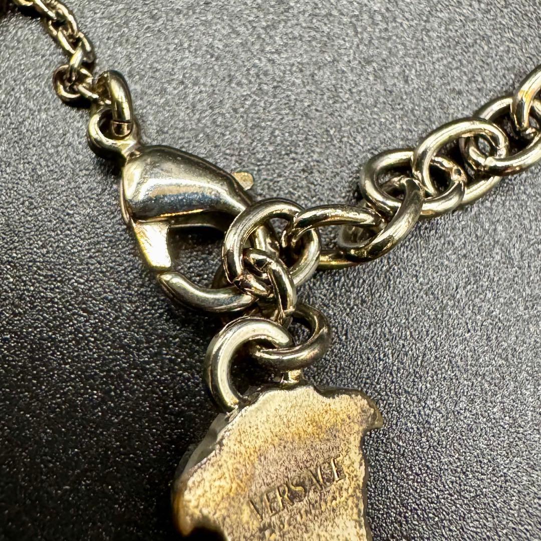 箱付き　VERSACE ヴェルサーチ メドゥーサ ネックレス　シルバー 美品
