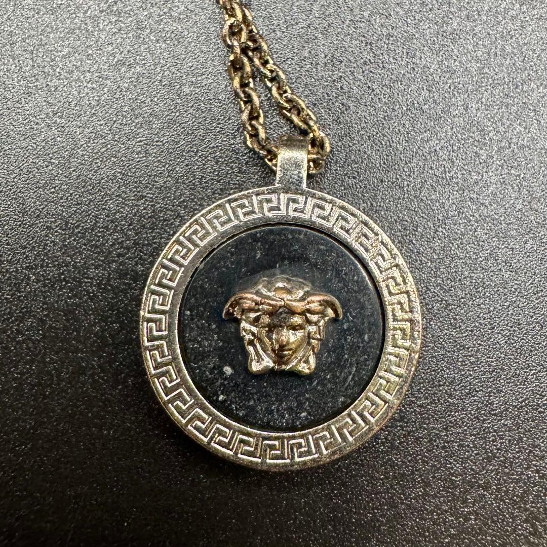 箱付き　VERSACE ヴェルサーチ メドゥーサ ネックレス　シルバー 美品