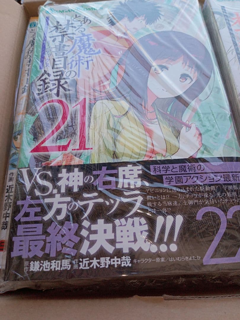 マンガ本とある魔術の禁書目録2巻〜22巻美品21冊セット