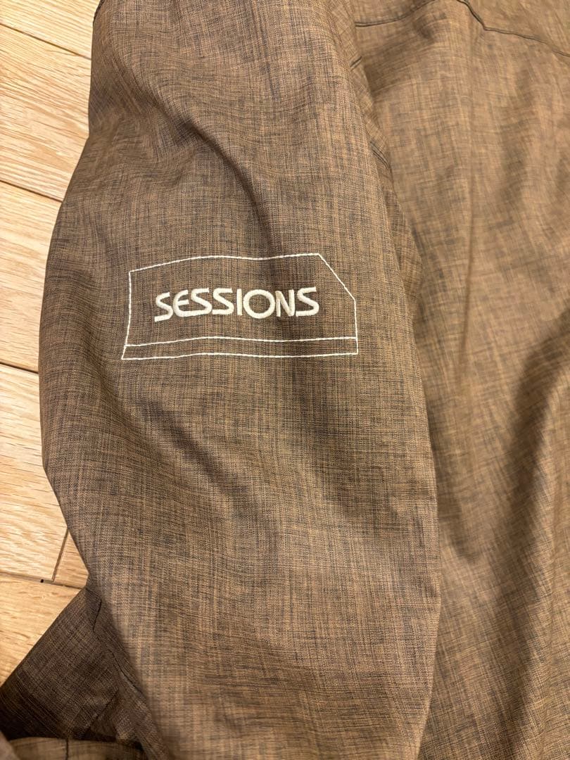 SESSIONS セッションズ　スノーボード　ウエア　ジャケット　茶色
