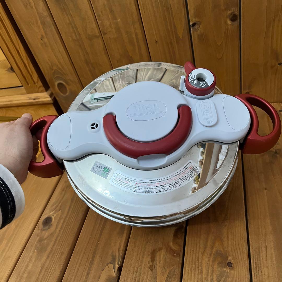 T-faL ティファール クリプソ ミニット デュオ圧力鍋4Lガス火IH対応