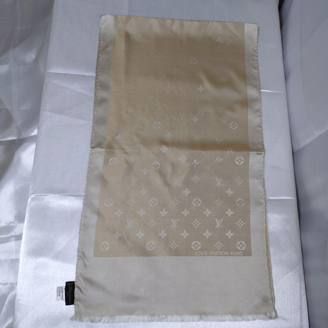 Louis Vuitton シルク ストール　モノグラム　美品