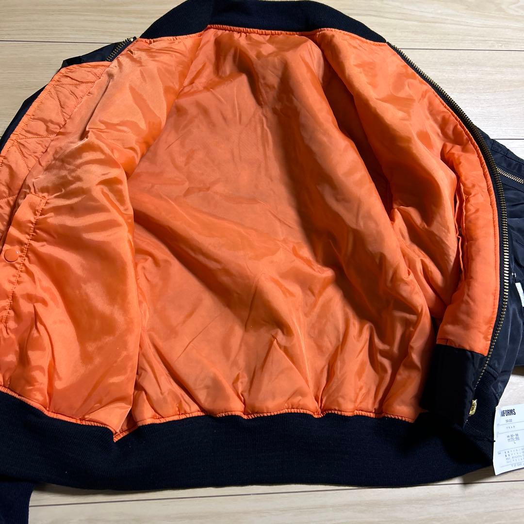 新品　Gleeman MA-1 フライトジャケット ブラック　リバーシブル
