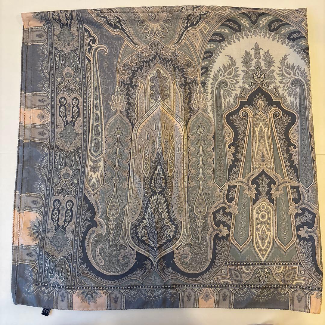 ETRO エトロ 大判 ショール ストール ペイズリー イタリア製