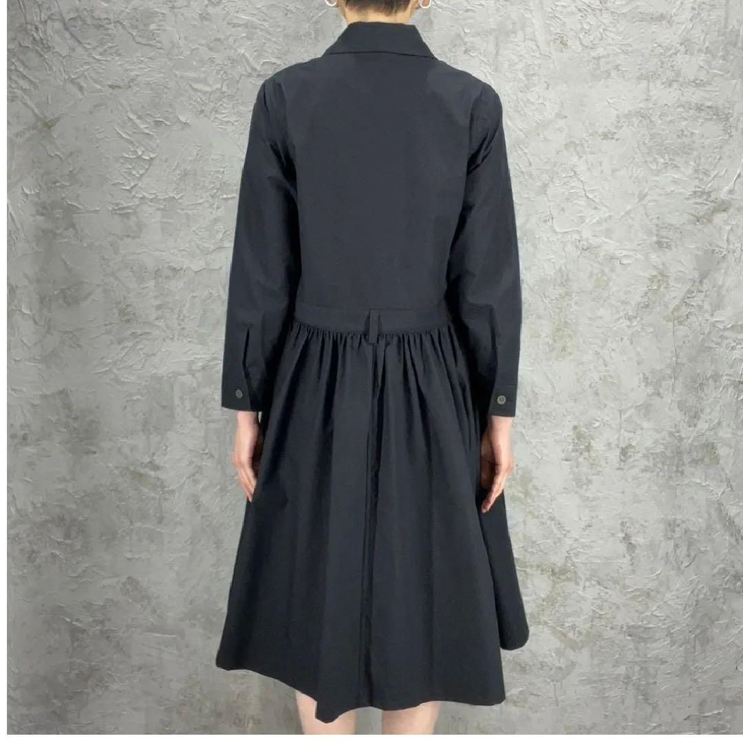CUT/ JUMPSUITS DRESS ブラック切り替えワンピース