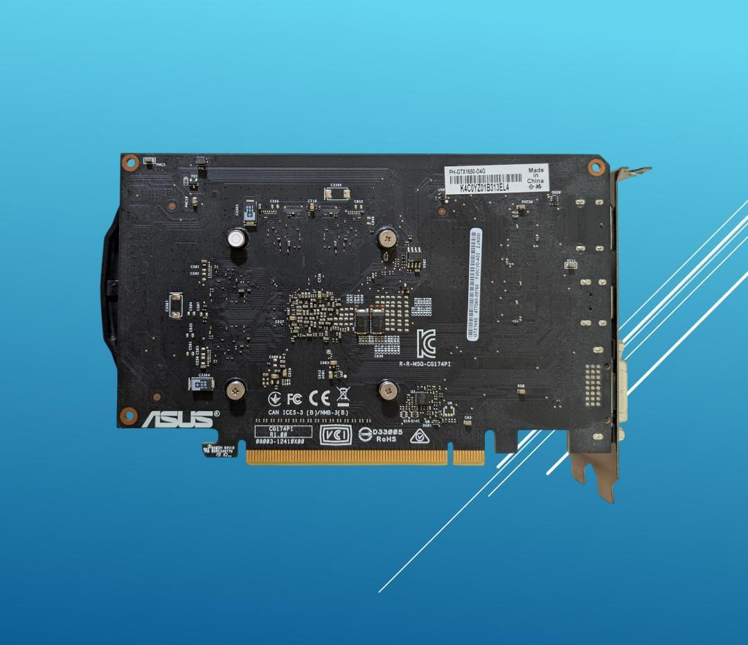 動作確認済み ASUS GTX1650 4G/#34F