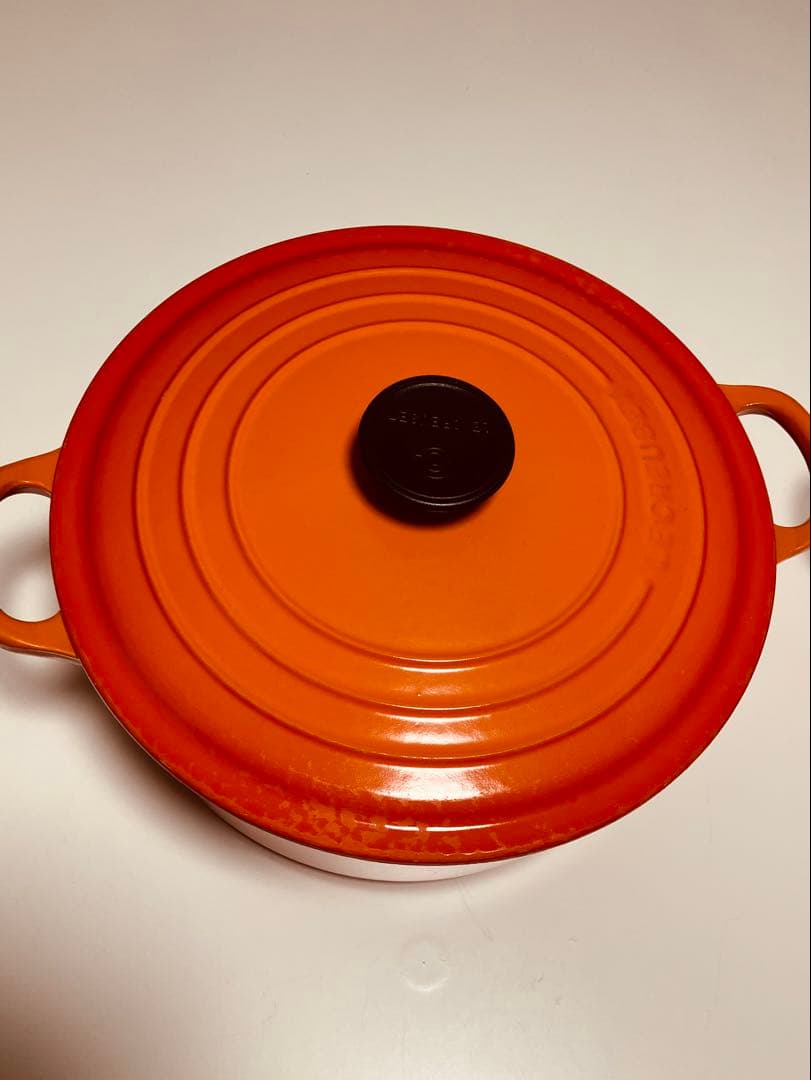 ル・クルーゼ　ココットロンド　26cm オレンジ