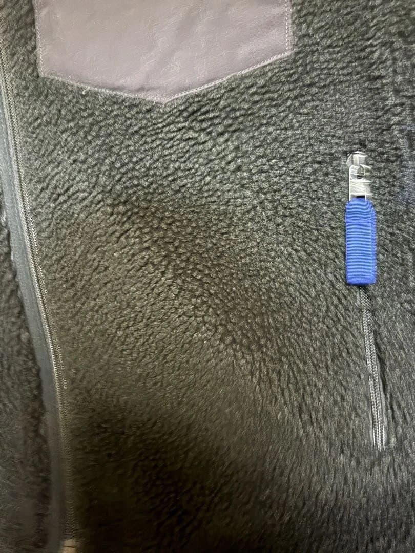 patagonia ブラック フリースベスト レトロX