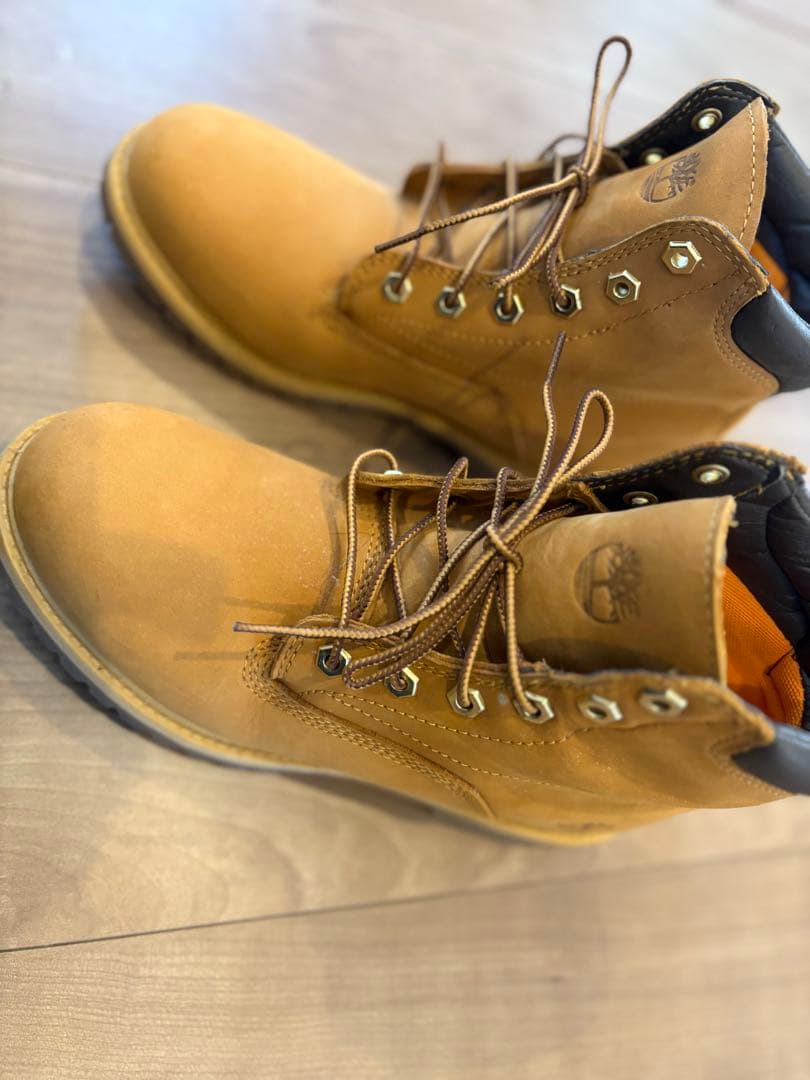Timberland ベージュ ワークブーツ 8168R