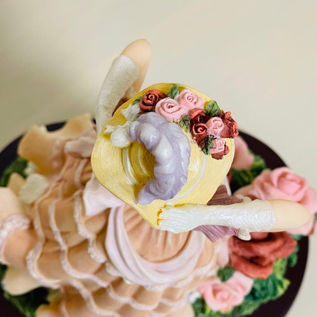 Ricardo Shermani リカルドシェルマニ 薔薇 貴婦人 帽子 陶器製