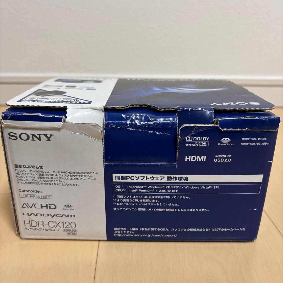 SONY HD AVCHD ハンディカム レッド