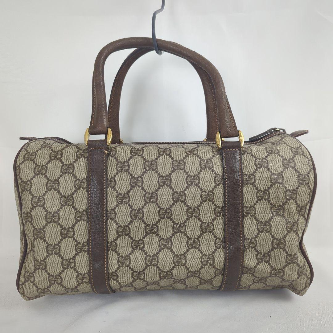 GUCCI グッチ GG柄 ロゴ ミニ ボストン ハンドバッグ