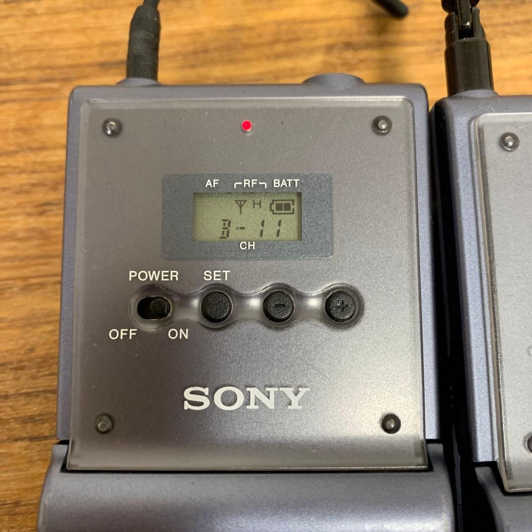 SONY 業務用ワイヤレスマイクシステム URX-P1 UTX-B1　動作品