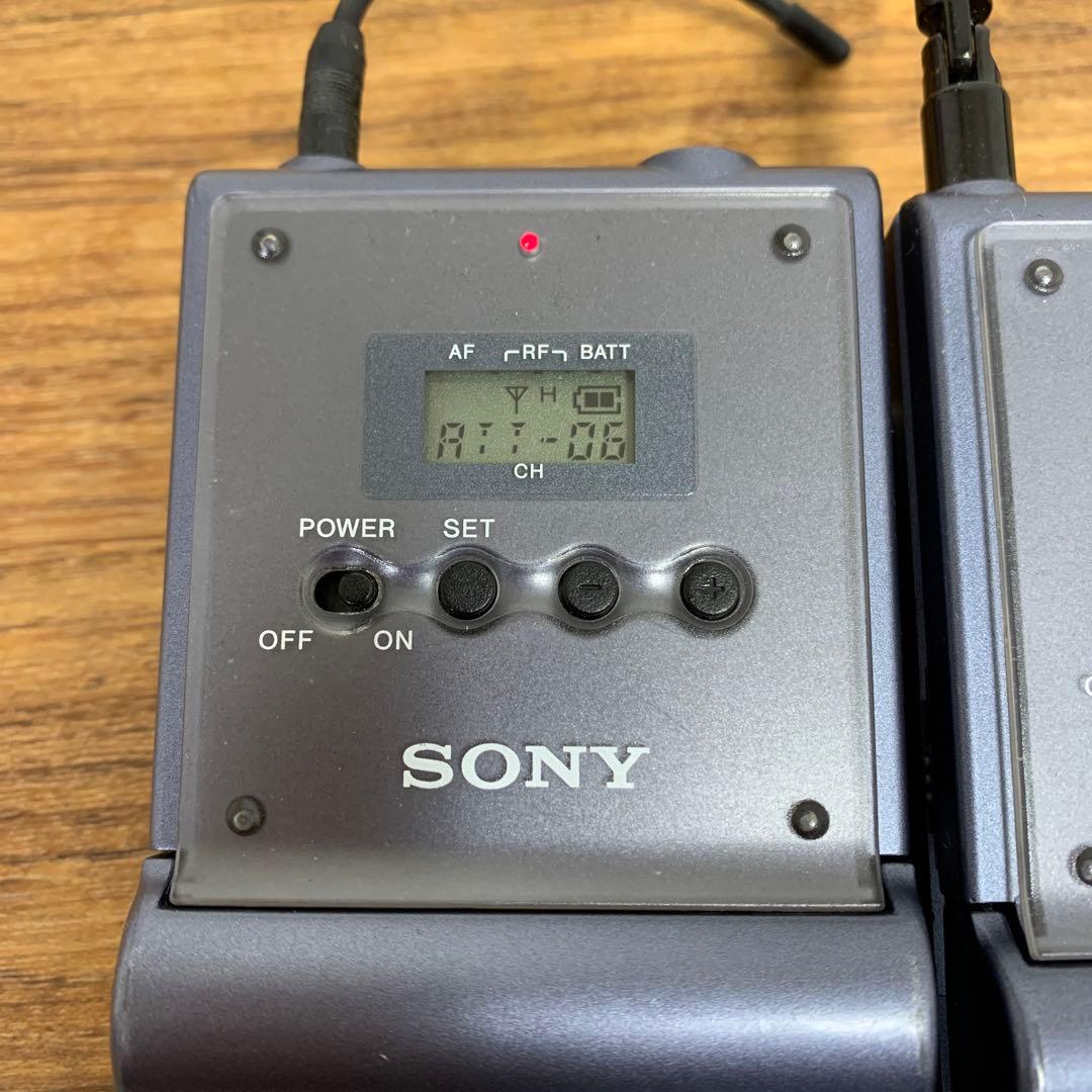 SONY 業務用ワイヤレスマイクシステム URX-P1 UTX-B1　動作品