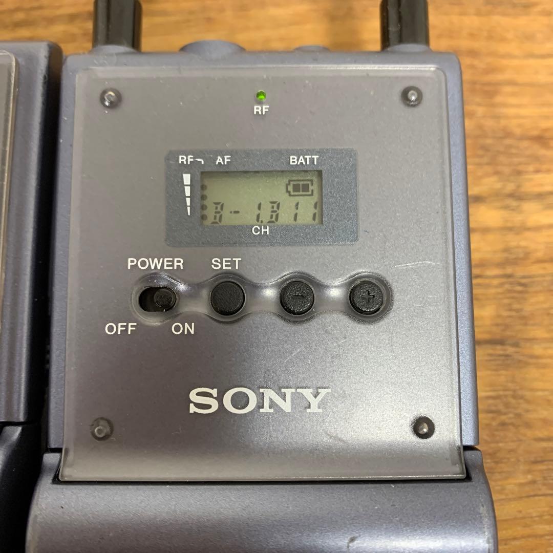SONY 業務用ワイヤレスマイクシステム URX-P1 UTX-B1　動作品