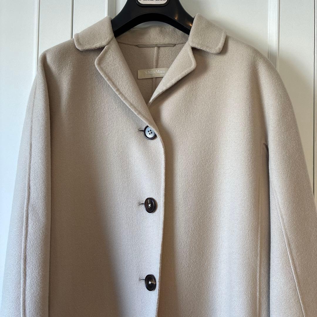 S Max Mara ベージュ ロングコート　美品