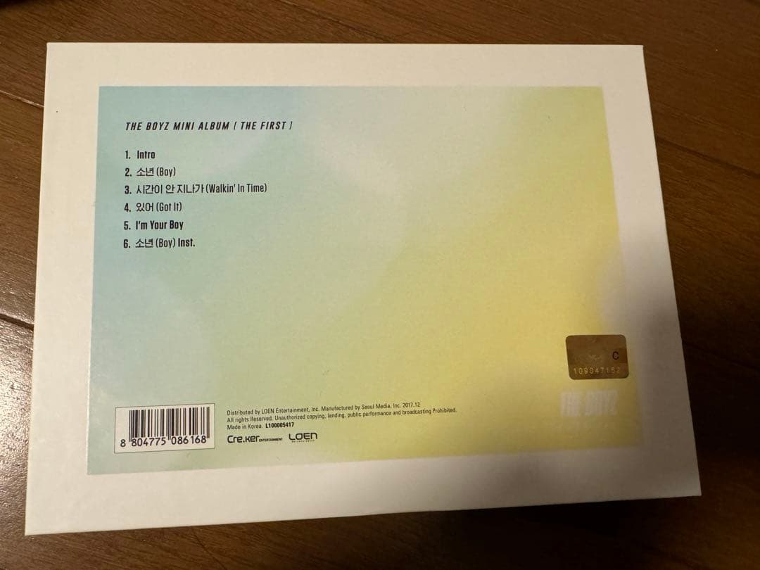 THE BOYZ FIRST Mini Album 初回ポスター